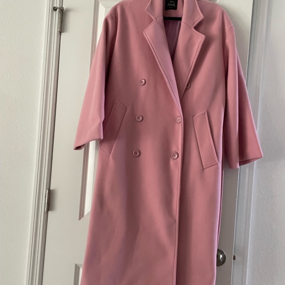 Pink Trench Coat Winter Coat - Brand New - Never Worn